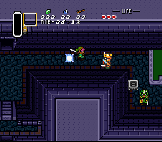 Screenshot Thumbnail / Media File 1 for Legend of Zelda, The - A Link to the Past (USA) [Hack by JaSp v2.0] (Time+Day-Night Cycle)